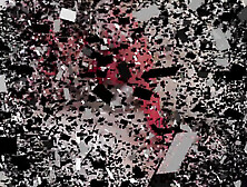 Jerks off under my feet! Cum on my red nylon foot!