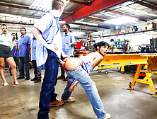 Our boss caught us having anal sex in the work