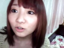 Amateur Asian babe in homemade couple hardcore with cumshot