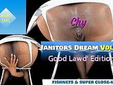 Janitor's Fantasy Vol.  6 - Thick Bbw Fishnets & Gaping Up-Close Asshole
