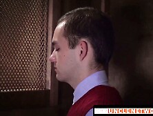 Sayunclenetwork. Com - Mature Priest Fucks Younger Guy Bare After His Confession And A