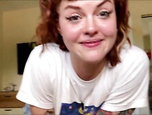 Step Sister's Redhead Superlatively Good Ally Squirts & Eats Cum - Sidney Summers - Consummate Girlfriend - Alex Adams