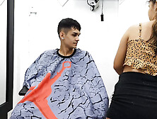 I FUCK THE LADY FROM THE BARBER SHOP UNTIL I SPUNK ON HER