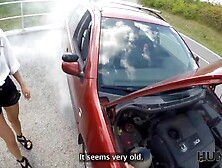 HUNT4K.  Helina Fantasy likes to ride bikes and giant knobs