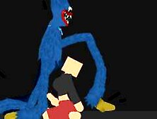 1 : deepthroating Huggy Wuggy | Sticknodes Porn Animation