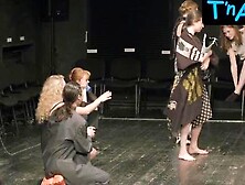 Helena Urbanska Breasts,  Bush Scene in Klub