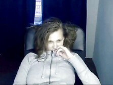 Hacked cam teen caught masturbating to porn orgasm