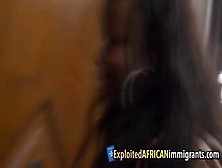 Exploited Afro Immigrants - Hawt Black Housewife Fucked In The Kitchen