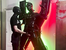 Rubber Gimp Given An Orgasm For Aploun's Birthday