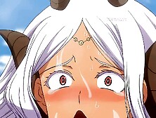 Big-titted anime dame gets fucked hard and filled with cum