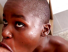 Banging A Bald Black Girl On Fake Casting