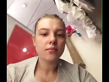 Masturbates in the fitting room.  Change clothes and flash titties