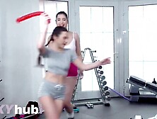 Lesbea 19 Yo Hayli Sanders compilation strokes orgasms