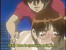 Japanese anime cutie caught and hard poked