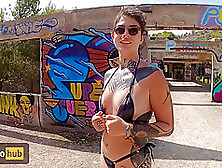 Amazing Sex On A Paradisiac Beach At Ibiza,  With Cum Walk In Public! Alemaohub