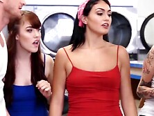 Teens Share A Huge Cocks Load On Their Faces - BFFS