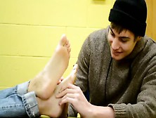 College Girl's Feet