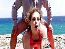 Sexsual German Teens With Curly Hair Fucks Public