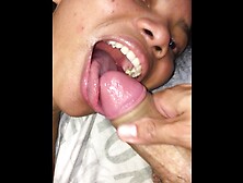 Stepdaughter drinking your sperm in the deepthroat
