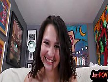 Pov Smallboobs Teen Talks Dirty N Rides