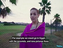 Petite titted,  tattooed honey,  Silvia Rubi is groaning from joy during the time that having sex with a stranger