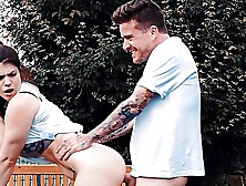 Tennis coach screwed laura lion in doggy style