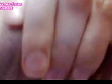 Blonde With Nice Ass Playing Her Pussy