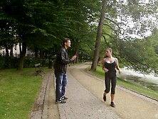 Cathy Heaven bounces on a masseur's dick while being naked