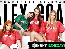 Lauren Phillips & Pristine Edge & Alex Coal & Jasmine Daze & Brad Sterling & Bobby Beefcakes In The Draft: Game Day Orgy - Teams