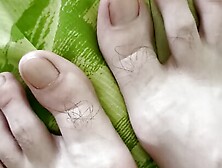 Hairy Toes! Natural Toe Nails,  Gorgeous Soles.