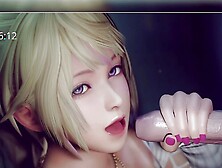 Hot Blowjob In Toilet With Yukino From Doa