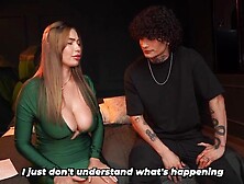 Stepmother breaks up with her spouse, and her stepson knows how to make her cheerful!