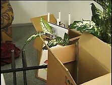 Deutsche Oma nimmt einen jungen Schwanz auf