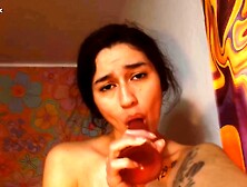 Naughty girl Ivy stripping down and making your cock throb