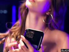 BLACKEDRAW Nice-looking Blond Anna Claire Clouds Shares Her Dude's BBC With Bestie Molly Little