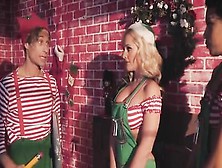 Two Naughty Elves Love Big Dick