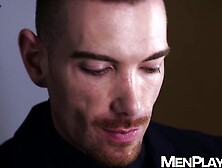 Muscular hunk King Heart jacks off to relieve frustration