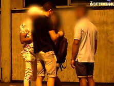 Stepsiblings Get Involved In A Gang Screw With A Random Stranger For Cash