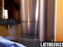 Horny Samir interrupts my jerk session and gets ass pounded