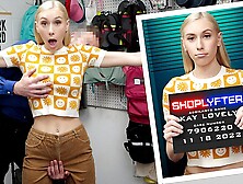 Ebony Friday Thief Indica Flower Caught Stealing Sex Toys Gets Disciplined By Officer - Shoplyfter
