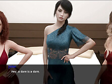 Busty beauty with big natural tits in an ecchi adventure