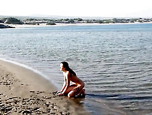 Bysya A Sanja Super Body Nude Beach Solo - Brunette Babe HD Porn