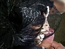 Big tits mother after funeral in sexi hot lingeri taking cum load from step son