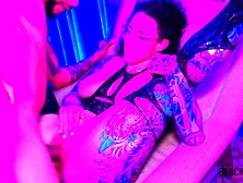 Macana Man - Big Juicy Tits & Ass Tattooed Latina Milf Fucking And Riding Bbc Monster