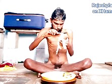 Skinny Young Rajeshplayboy993 Enjoys Eating Bananas