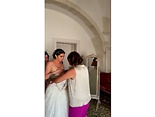 Bride Getting Ready (Oops)