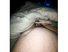 Step son asks step mom hand-job his wang while waching a football game