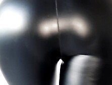 Worship hot butt in leggings and Domina Nika will sit on your face