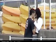 Amateur Couple Are Having Great Time Outdoors. Mp4