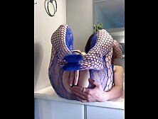 Double Penetration Fucking Booty Tight Wet Cunt DP Tentacle Dildo Leg Body Shaking Orgasms